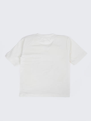 Boys White Graphic Printed T-Shirt & Shorts Co-ord Set - Kidulan
