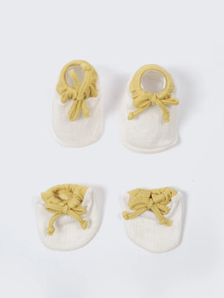 Baby Booties & Mittens 3 Pair Combo Set - Kidulan