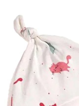 5 Pc Combo Baby & Kids Knot Caps 3-6 Months
