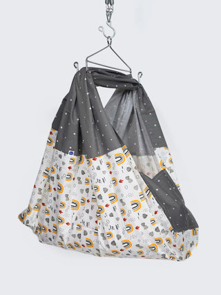 TSG Mix & Match Cotton Baby Thottil/Jhula/Cradle - Rainbow Leaf - Kidulan