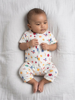 Unisex Printed Baby Jumpsuit - Kidulan