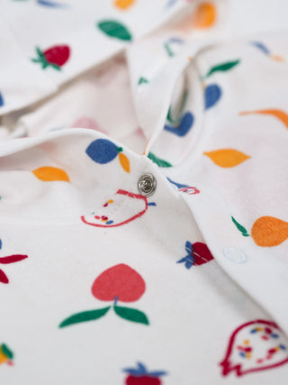 Unisex Baby Printed Hooded Sleepsuit - Kidulan