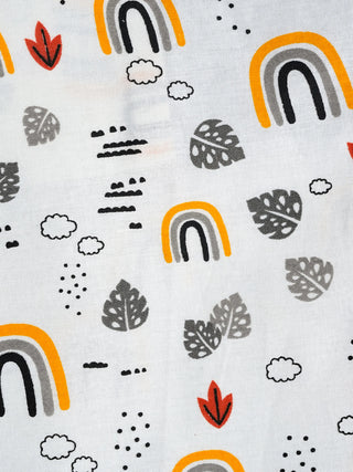 TSG Mix & Match Cotton Baby Thottil/Jhula/Cradle - Rainbow Leaf - Kidulan