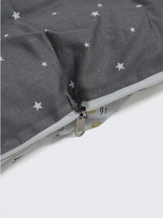 Queen Removable Bed Cradle/Thottil/Jhula Combo - Leaf Print - Kidulan