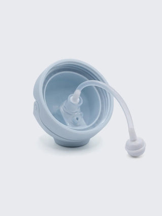 Baby Straw Sipper Cup with Dual Handles – Blue Elephant Print - Kidulan