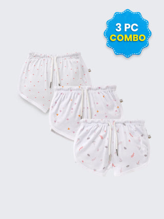 3 Pc Shorts Combo 0-3 Month