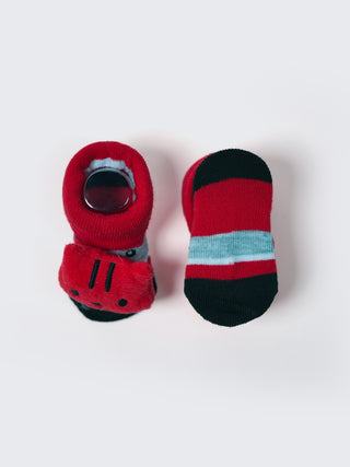 Baby Plush Rattle Socks Teddy Bear Design - Kidulan