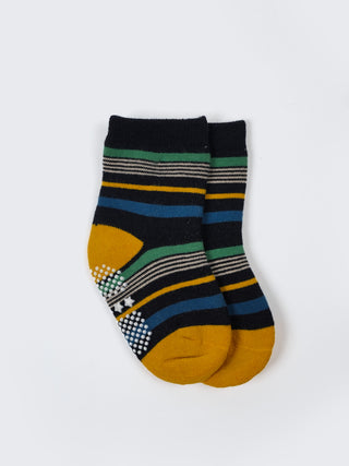 Kids Anti-Slip Cotton Crew Socks – 2 Pair Pack - Kidulan