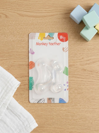 Monkey Silicone Baby Teether Toy - Kidulan
