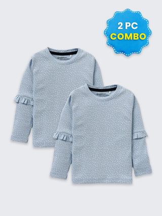 2 Pc Baby Girls Top Combo 12-18 Months
