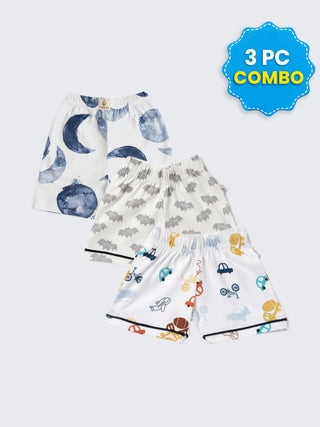 3 Pc Shorts Combo 16-24 Months