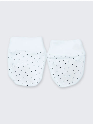 Newborn Gift Set with Cap, Mittens, Bib & Burp Cloth – White - Kidulan