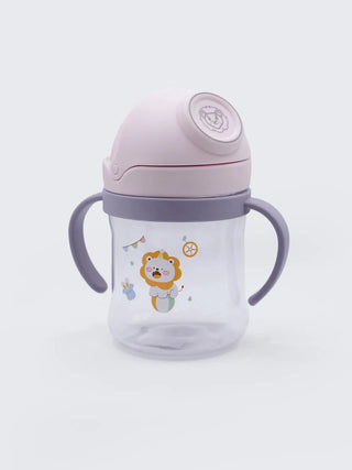 Baby Straw Sipper Cup with Dual Handles – Pink - Kidulan