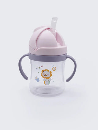 Baby Straw Sipper Cup with Dual Handles – Pink - Kidulan