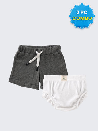 2 Pc Shorts Combo 6-9 Months
