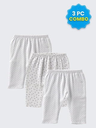 3 Pc Unisex Combo Shorts 6-9 Months