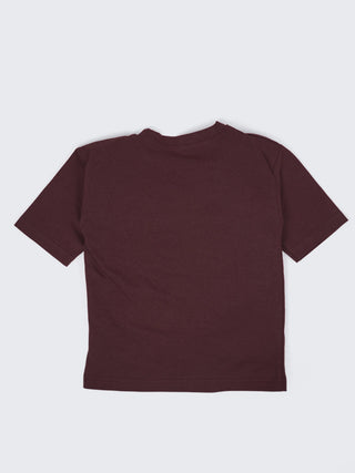 Boys Maroon T-Shirt & Shorts Co-ord Set - Kidulan