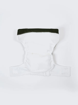 Newborn Reusable Cloth Diaper with Pad-Olive Green - Kidulan