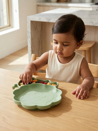 Silicone Dinner Plate - BPA-Free Baby Feeding Plate - Kidulan
