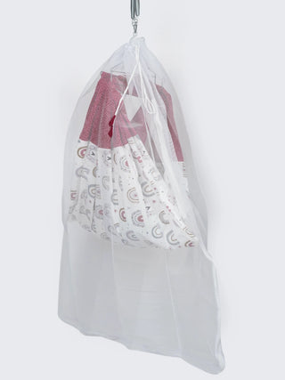 Twill Mix & Match Thottil/Jhula/Cradle Cloth with Net - Rainbow - Kidulan
