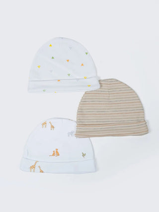 Baby Cotton Cap Pack of 3 - Kidulan