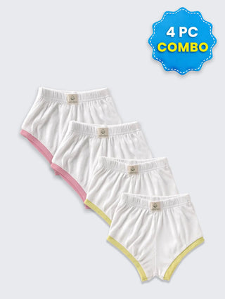 4 Pc Unisex Combo Shorts 3-6 Months