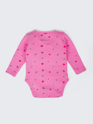 Baby Full Sleeve Bodysuit 5 Piece Combo - 0-3 Months - Kidulan