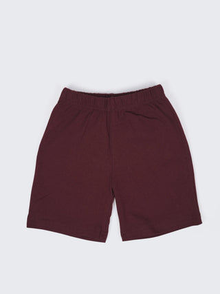 Boys Maroon T-Shirt & Shorts Co-ord Set - Kidulan