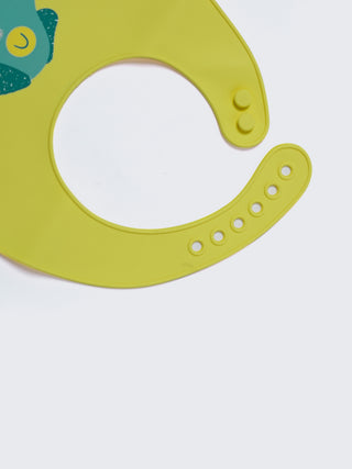 Silicone Waterproof Baby Feeding Bib -Dog Print - Kidulan