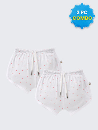 2 Pc Baby Girls Shorts Combo 9-12 Months