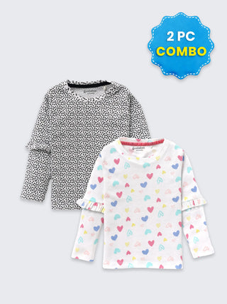 2 Pc Girls Top Combo 9-12 Months
