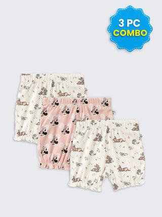 3 Pc Unisex Combo Shorts 2–3 Years