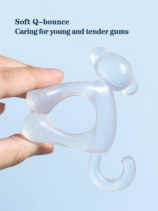 Monkey Silicone Baby Teether Toy - Kidulan