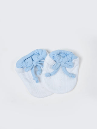 Baby Booties & Mittens 3 Pair Combo Set - Kidulan