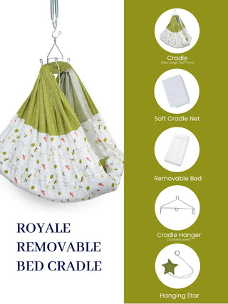 Royale Removable Bed Cradle Combo - Airplane - Kidulan