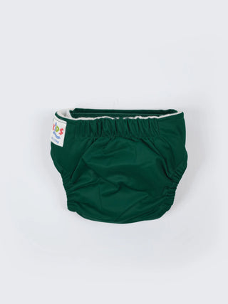 Newborn Reusable Cloth Diaper with Pad -Green - Kidulan