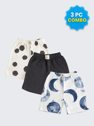 3 Pc Shorts Combo 3–4 Years