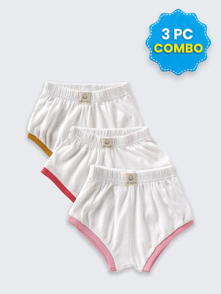 3 Pc Unisex Combo Shorts 0-3 Months