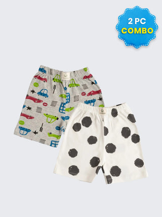 2 Pc Shorts Combo 3-4 Years