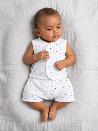 Baby Jabla & Shorts Set - Dot Printed - Kidulan