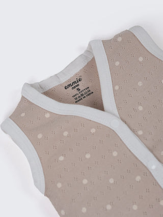 2 Set Combo Baby Sleeveless Jabla & Shorts - 3-6 Months - Kidulan