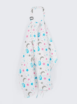 Breastfeeding Cover - Moon, Star & Cloud Print - Kidulan