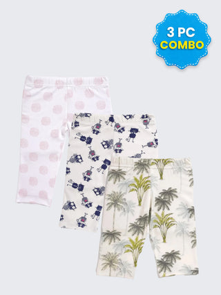 3 Pc Unisex Combo Shorts 2-3Years