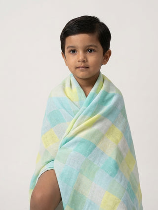 Soft Cotton Baby Muslin Bath Towel - Kidulan