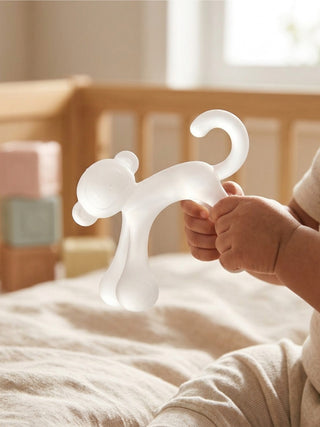 Monkey Silicone Baby Teether Toy - Kidulan