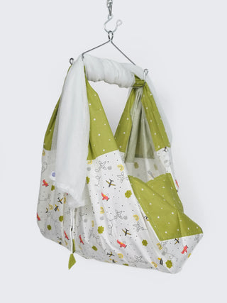 Twill Baby Cradle Safeguard Set - Airplane - Kidulan
