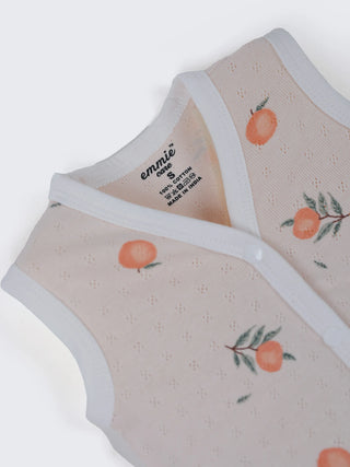 2 Set Combo Baby Sleeveless Jabla & Shorts - 3-6 Months - Kidulan
