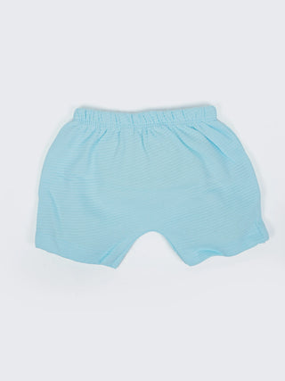 Baby Sleeveless Jabla & Shorts Set - Blue - Kidulan