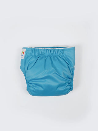 Newborn Reusable Cloth Diaper with Pad-Blue - Kidulan