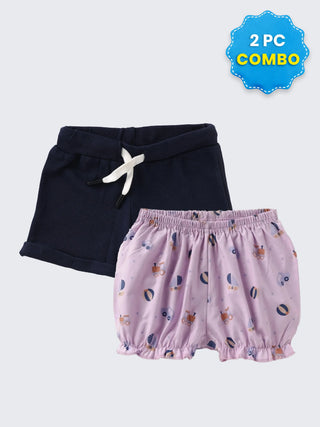 2 Pc Shorts Combo 12-18 Months